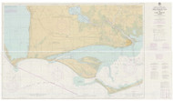 Apalachicola Bay to Lake Wimico 1984 - Old Map Nautical Chart AC Harbors 11402 - Florida (Gulf Coast)