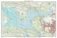 Lake Dardanelle and Russellville 1993 - Custom USGS Old Topo Map - Arkansas