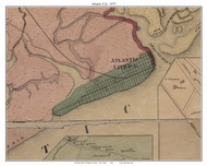 Atlantic City, New Jersey 1872 Old Town Map Custom Print - Atlantic Co.