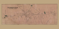 Bakersville Village - Egg Harbor Township, New Jersey 1872 Old Town Map Custom Print - Atlantic Co.