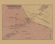 Conoverville Village - Galloway Township, New Jersey 1872 Old Town Map Custom Print - Atlantic Co.