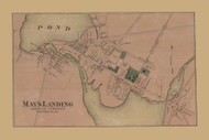 May's Landing Village - Hamilton Township, New Jersey 1872 Old Town Map Custom Print - Atlantic Co.