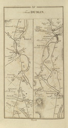 036 Dublin Derry - Ireland 1777 Road Atlas