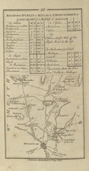 066 Dublin Killala Roscommon Boyle - Ireland 1777 Road Atlas