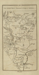 266 Lisburn Ballhays - Ireland 1777 Road Atlas