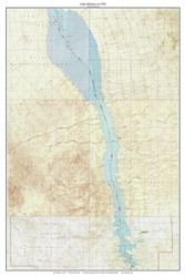 Lake Mohave 1959 - Custom USGS Old Topo Map - Arizona