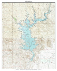 Lake Pleasant 1964 - Custom USGS Old Topo Map - Arizona