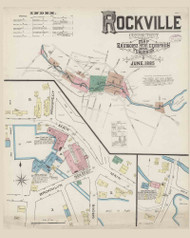 Rockville, Connecticut 1885 - Old Map Connecticut Fire Insurance Index
