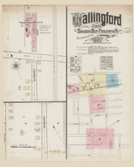 Wallingford, Connecticut 1885 - Old Map Connecticut Fire Insurance Index