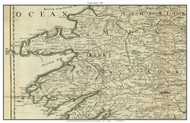 County Kerry, Ireland 1790 Roque - Old Map Custom Reprint