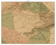 Earl Township, Pennsylvania 1842 Old Town Map Custom Print - Lancaster Co.