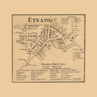 Etna PO, Pennsylvania 1862 Old Town Map Custom Print - Allegheny Co.