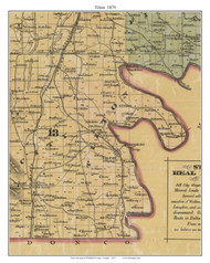Tilton Militia District, Georgia 1879 Old Town Map Custom Print - Whitfield Co.
