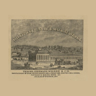Allentown Foundry, Pennsylvania 1865 Old Town Map Custom Print - Lehigh Co.