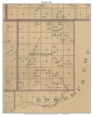 Douglas, Dakota Co. Minnesota 1874 Old Town Map Custom Print - Dakota Co.