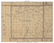 Eureka, Dakota Co. Minnesota 1874 Old Town Map Custom Print - Dakota Co.