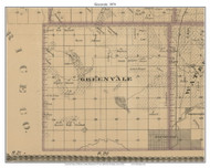 Greenvale, Dakota Co. Minnesota 1874 Old Town Map Custom Print - Dakota Co.