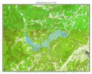Ashokan Reservoir Area 1943 - Custom USGS Old Topo Map - New York - Eastern Lakes