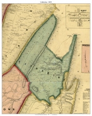 Catharine Township, Pennsylvania 1859 Old Town Map Custom Print - Blair Co.