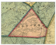 Freedom Township, Pennsylvania 1859 Old Town Map Custom Print - Blair Co.