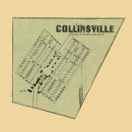 Collinsville  Logan Township, Pennsylvania 1859 Old Town Map Custom Print - Blair Co.