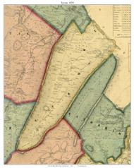 Tyrone Township, Pennsylvania 1859 Old Town Map Custom Print - Blair Co.