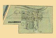 Williamsburg  Woodberry Township, Pennsylvania 1859 Old Town Map Custom Print - Blair Co.