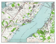 New Castle 1948 - Custom USGS Old Topo Map - Delaware