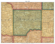 Brady Township, Pennsylvania 1858 Old Town Map Custom Print - Butler Co.