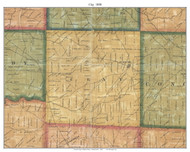Clay Township, Pennsylvania 1858 Old Town Map Custom Print - Butler Co.