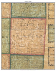 Fairview Township, Pennsylvania 1858 Old Town Map Custom Print - Butler Co.