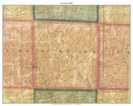 Forward Township, Pennsylvania 1858 Old Town Map Custom Print - Butler Co.