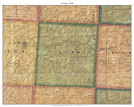 Summit Township, Pennsylvania 1858 Old Town Map Custom Print - Butler Co.