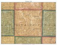 Washington Township, Pennsylvania 1858 Old Town Map Custom Print - Butler Co.
