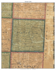 Winfield Township, Pennsylvania 1858 Old Town Map Custom Print - Butler Co.
