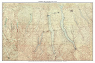 Finger Lakes - Conesus Lake to Otisco Lake 1904 - Custom USGS Old Topo Map - New York - Finger Lakes