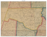Carroll Township, Pennsylvania 1867 Old Town Map Custom Print - Cambria Co.