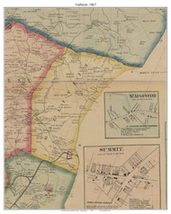 Gallitzin Township, Pennsylvania 1867 Old Town Map Custom Print - Cambria Co.