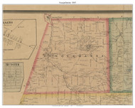 Susquehanna Township, Pennsylvania 1867 Old Town Map Custom Print - Cambria Co.