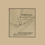 Portage  Washington Township, Pennsylvania 1867 Old Town Map Custom Print - Cambria Co.