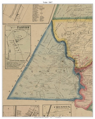 Yoder Township, Pennsylvania 1867 Old Town Map Custom Print - Cambria Co.