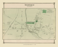 South Sudbury, Massachusetts 1875 Old Town Map Reprint - Middlesex Co.