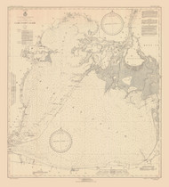 Lake St Clair 1933 Detroit & St Clair Rivers Harbor Chart Reprint 42