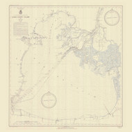 Lake St Clair 1940 Detroit & St Clair Rivers Harbor Chart Reprint 42