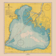Lake St Clair 1948 Detroit & St Clair Rivers Harbor Chart Reprint 42