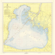 Lake St Clair 1957 Detroit & St Clair Rivers Harbor Chart Reprint 42