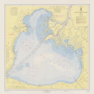 Lake St Clair 1964 Detroit & St Clair Rivers Harbor Chart Reprint 42