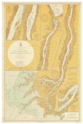 St Clair River 1911 Detroit & St Clair Rivers Harbor Chart Reprint 43