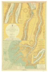 St Clair River 1922 Detroit & St Clair Rivers Harbor Chart Reprint 43