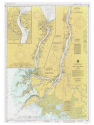 St Clair River 1982 Detroit & St Clair Rivers Harbor Chart Reprint 43